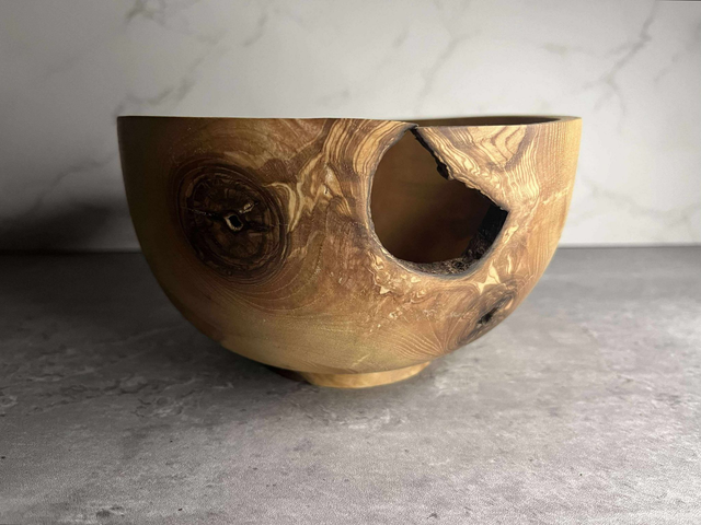 Bol en frêne olivier 