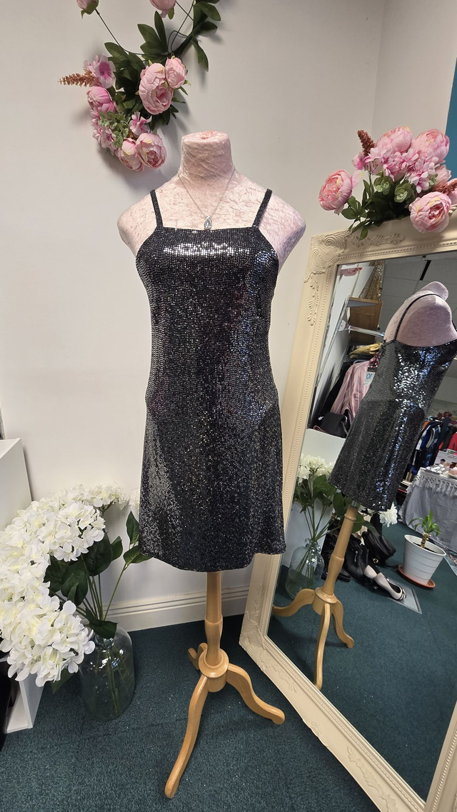 Black sparkle dress