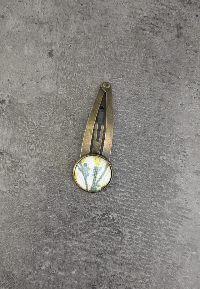 Barrette cabochon 