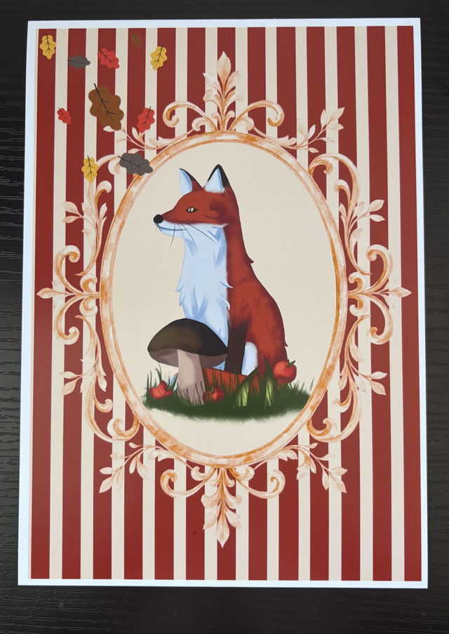 Print "The Fall Fox".