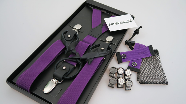 ÄRMELANKER Basic Set "Amerigo Vespucci" Violett