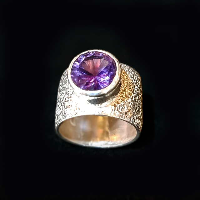 Amethyst in Silver