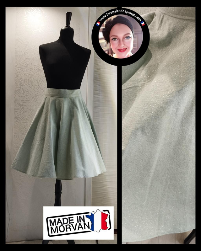 Jupe Modèle Mint Glitter T46