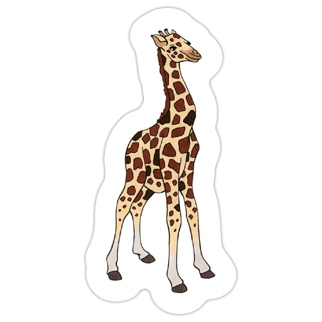 Stickers Girafe