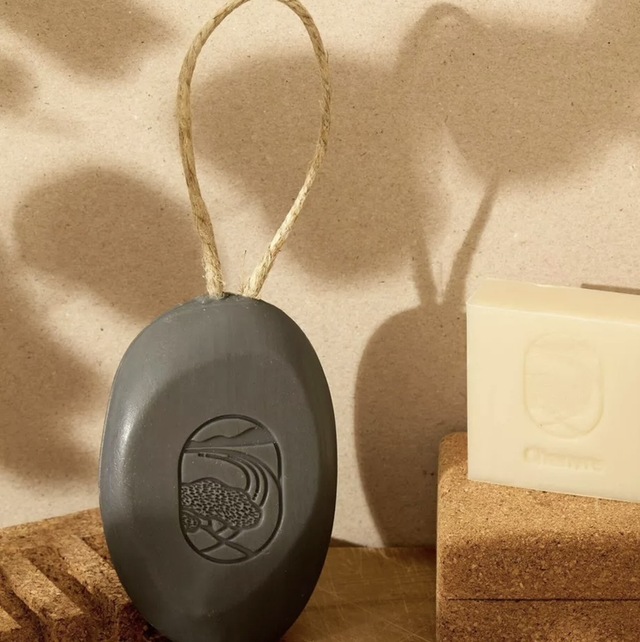 Savon Galet sur corde Miel Fleur d’oranger, 200g