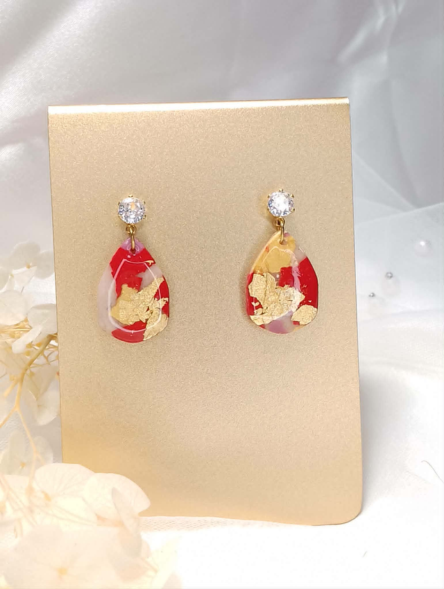  Boucles d'Oreilles "Éclat d'Automne"