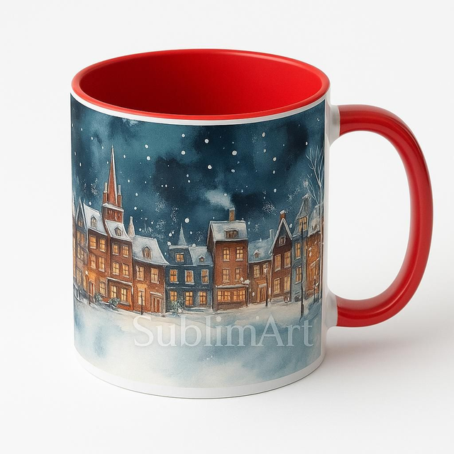  Mug Noël “Village Enneigé”