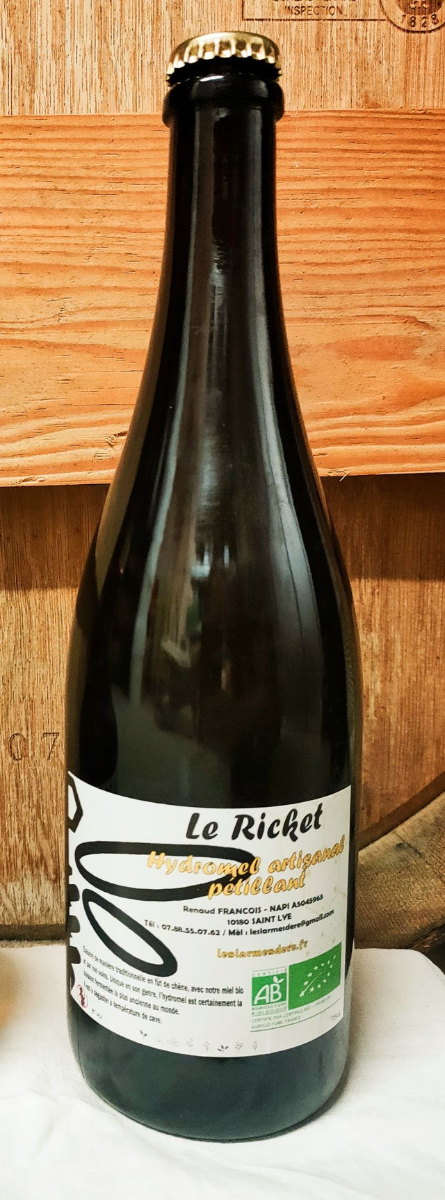 Le Ricket, hydromel Bio sec et pétillant
