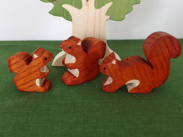 Ecureuil en bois