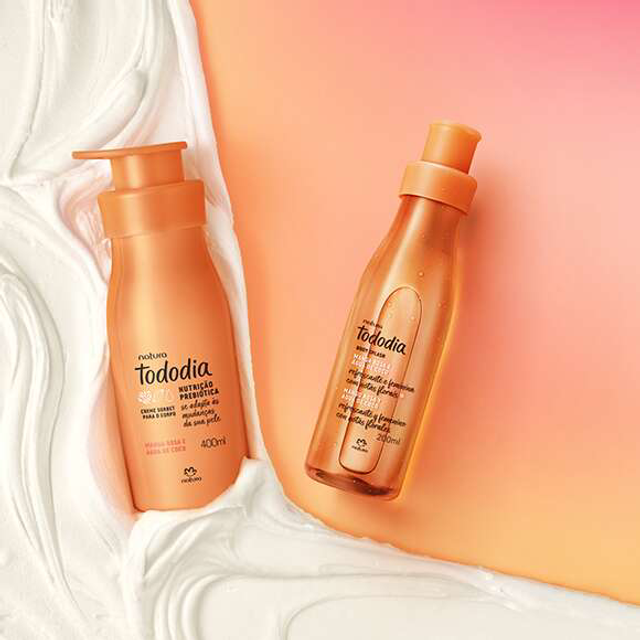 Conjunto Tododia Manga Rosa e Água de Coco com Body Splash 