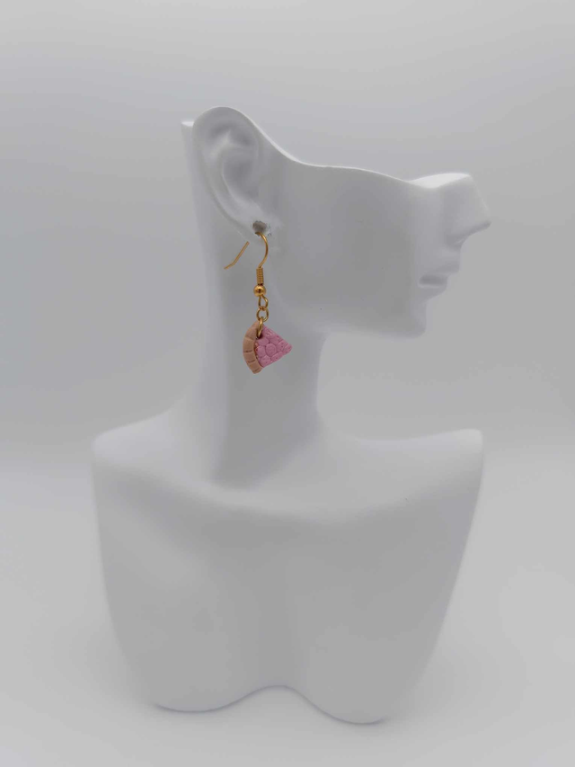 Boucles d&#039;oreilles en porcelaine froide Tarte