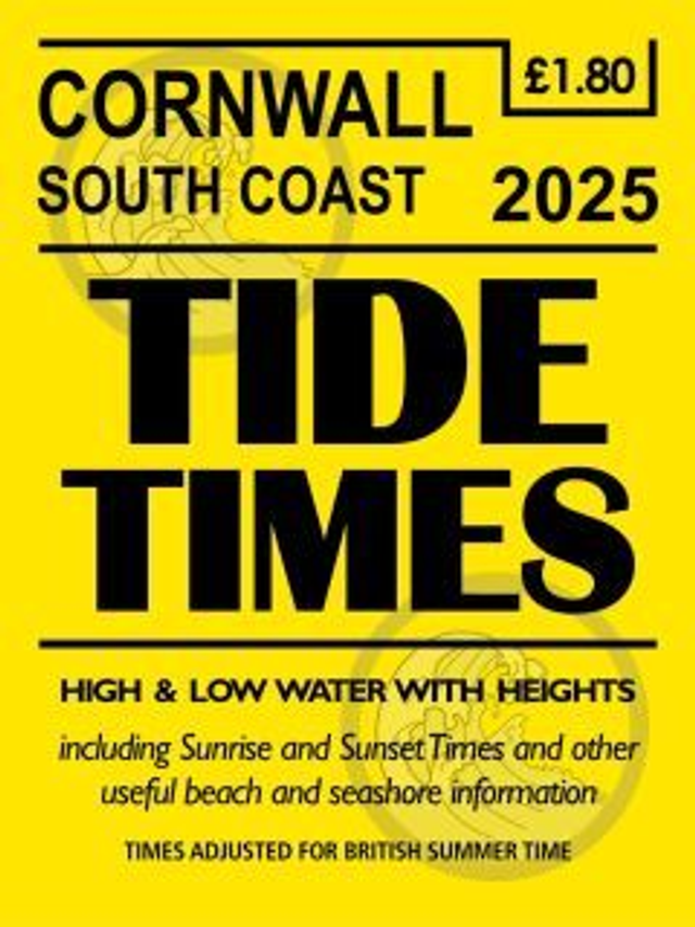 Tide Times Cornwall South Coast (Based on Falmouth)