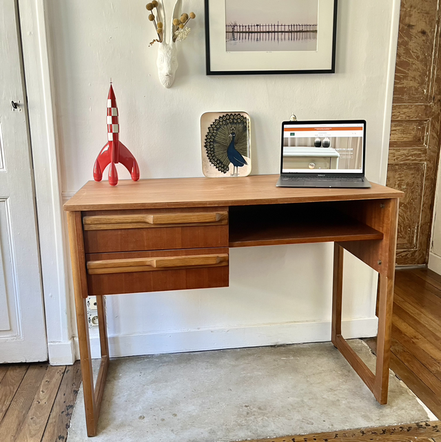 Bureau scandinave d origine danoise en teck