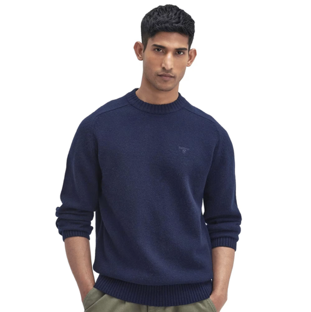 Barbour Grangetown Crew Neck Sweater Navy
