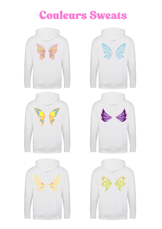 PRECOMMANDE - WINX ENCHANTIX - SWEAT ZIP BRODERIE