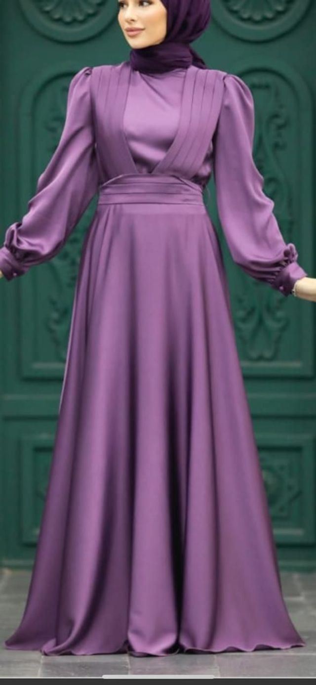robe de soirée mauve