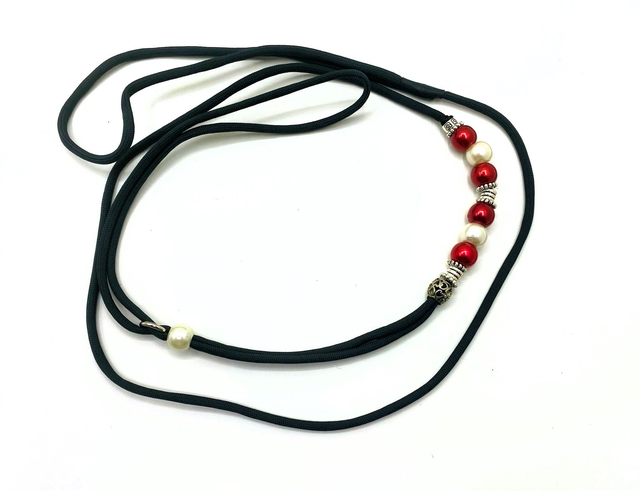 Laisse de présentation 4 mm noire