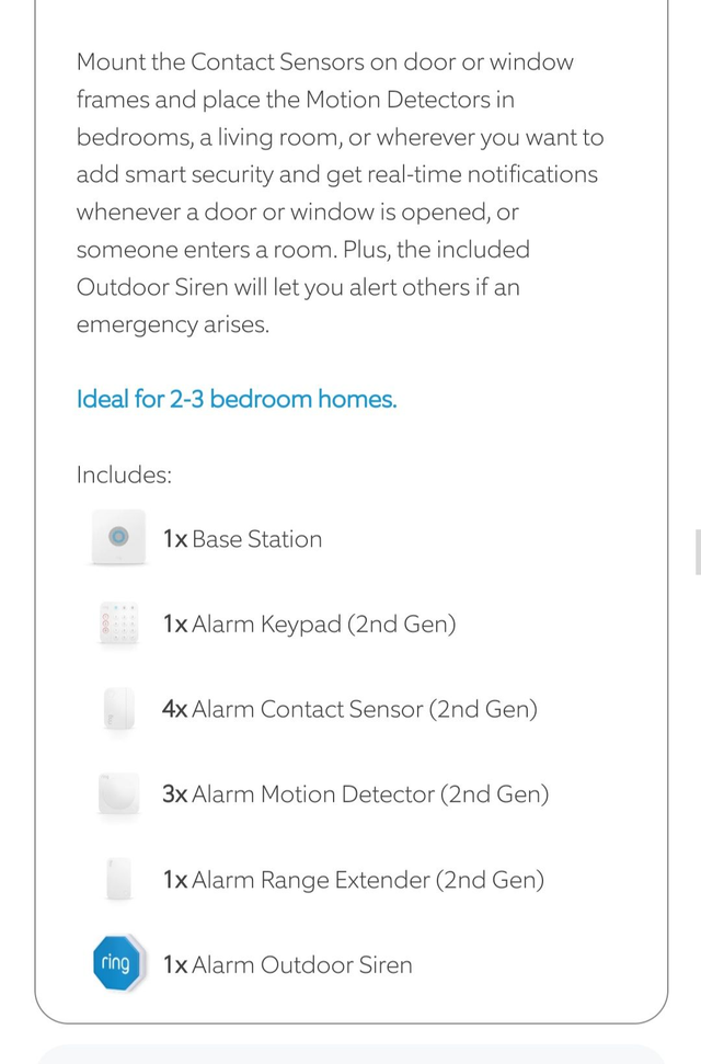 Ring Alarm Pack [L] With Siren