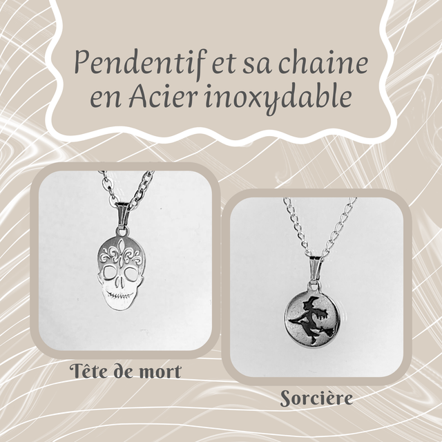 Pendentif XS - Thème &quot;Sortilège&quot;
