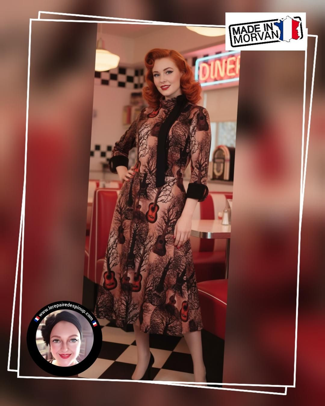 Robe Brenda Modèle Guitare 🎸 T42/46