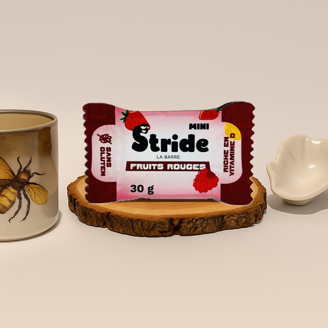 Barre énergétique STRIDE aux fruits rouges Poids : 30g