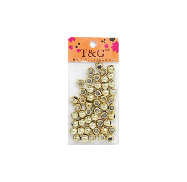 T&amp;g Hair Beads  Gold