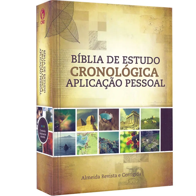 Biblia de estudo Cronologica Aplicacao Pessoal - Almeida Revista e Corrigida