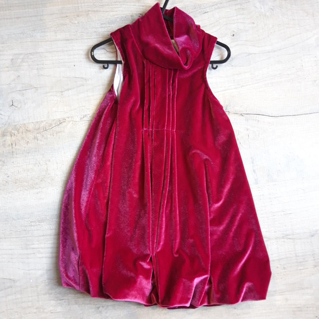 Robe de soirée boule velours 