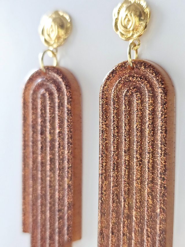 ARTY noisette aux paillettes 