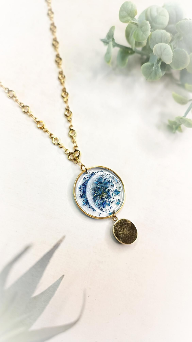 Collier sautoir ORINKO - Bleu électrique - Lapis Lazuli