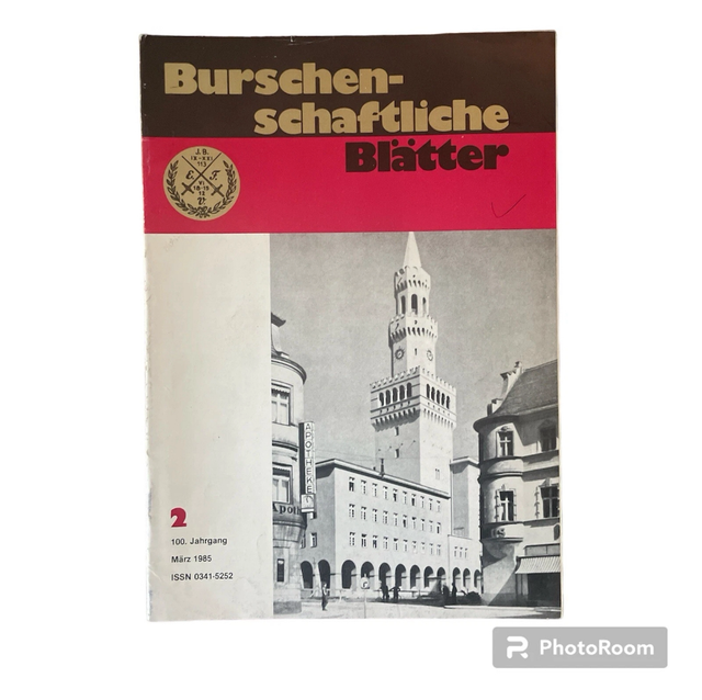 BBL - Ausgabe 2/1985 - Burschenschaftliche Blätter