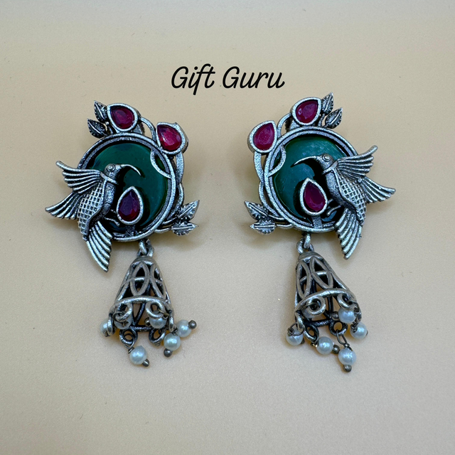 Oxidised designer Ear rings 