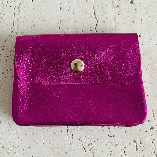 Portemonnee roze glitter 