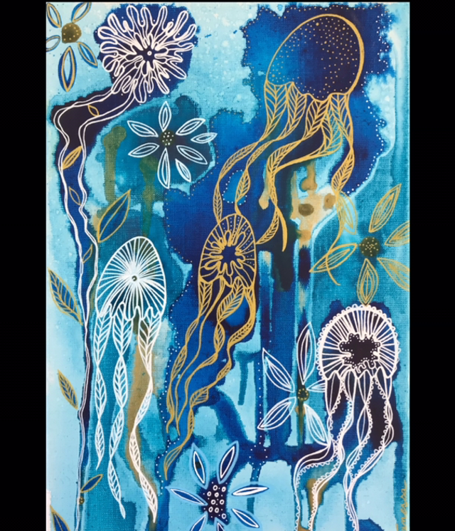 Flowers and Jellyfish