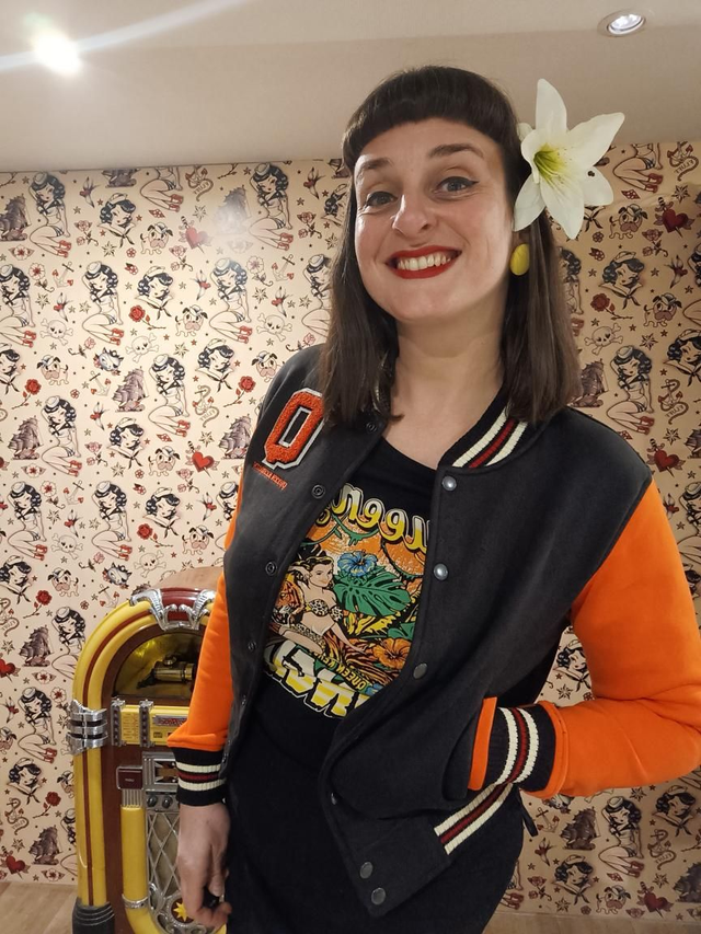 Blouson teddy wild rebel queen
