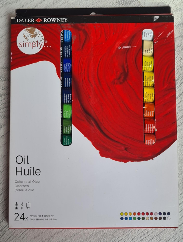 Daler Rowney Oil Paints 24 x 12 ml
