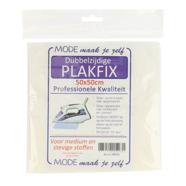 98555 / Plakfix dubbelzijdig medium 50x50cm