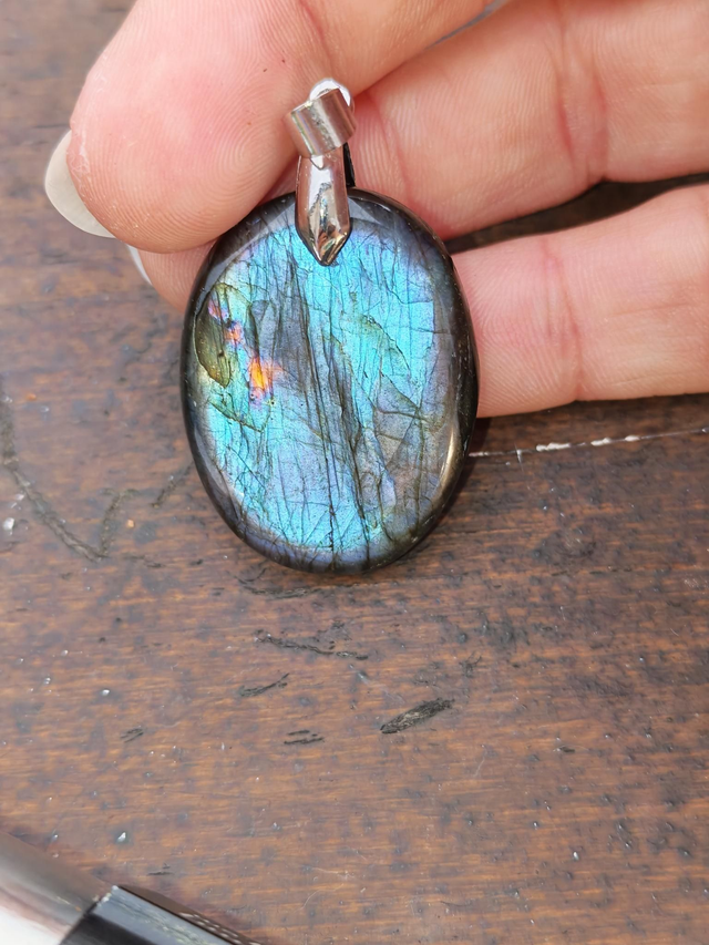 Pendentif labradorite