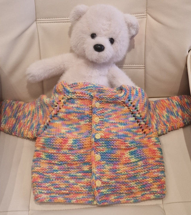 Süsse Baby-Strickweste – 100% Hypoallergen 1-3 Monate