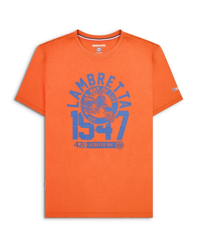 SS1209 Lambretta 1947 Tee - Burnt Orange