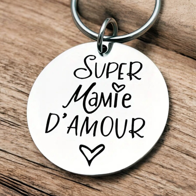 Porte clés SUPER MAMIE D’AMOUR
