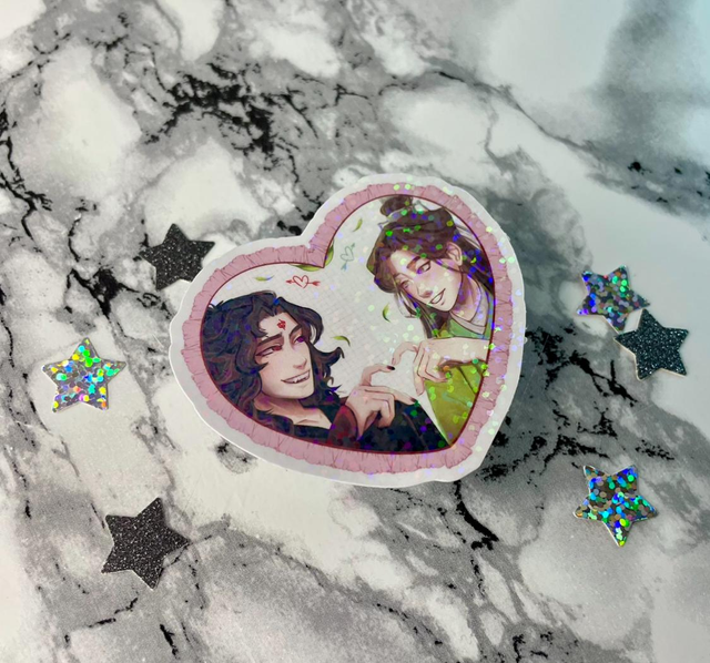 BingQiu Heart Sticker