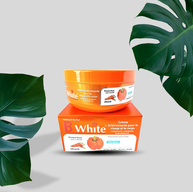 B WHITE - LAIT EXTRA ÉCLAIRCISSANT PIMENT DOUX &amp; CAROTTE 500ML
