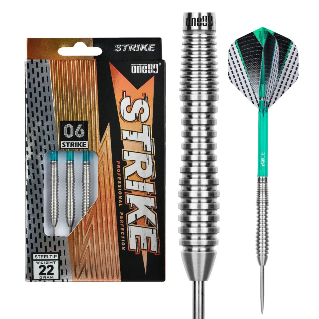 One80 Strike 06 Steeldarts - 22g    