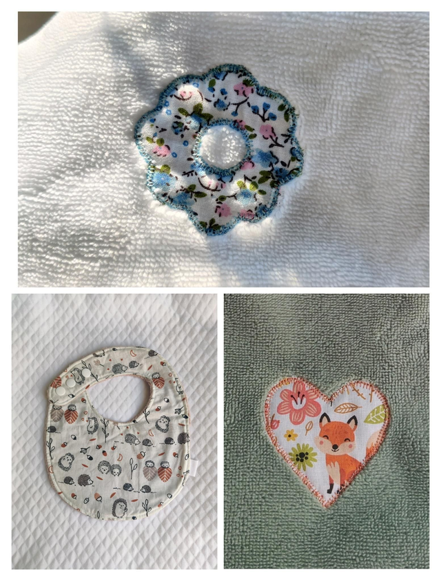 Bavoir personnalisé motif 