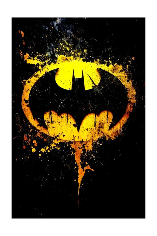 Batman Logo Abstract Movies Art Print