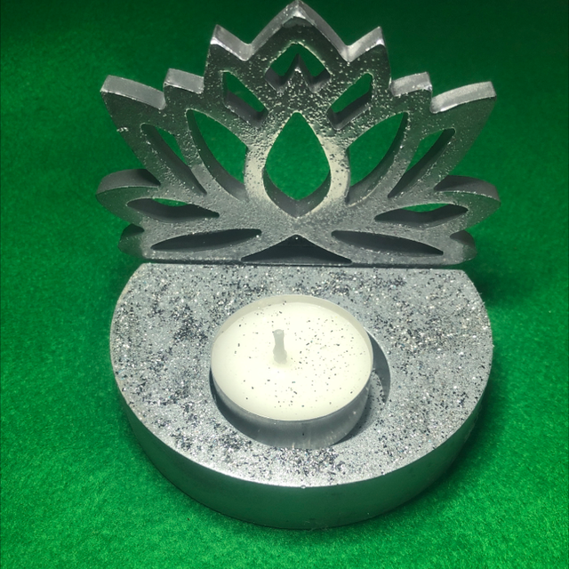 Porte bougie fleur de lotus 