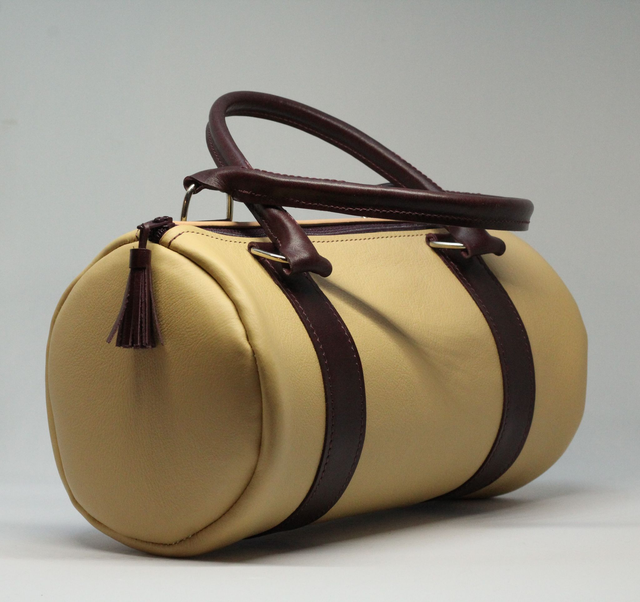 LE MINI BOLA chamois/bordeaux