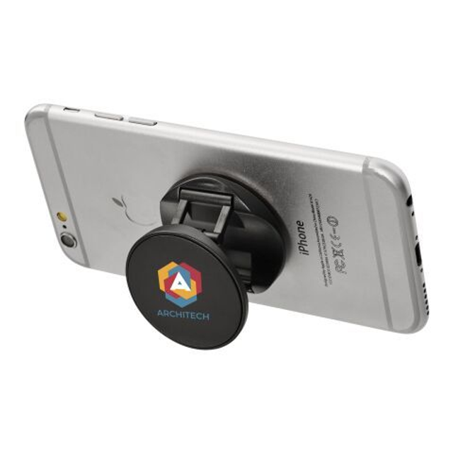 Brace phone stand with grip