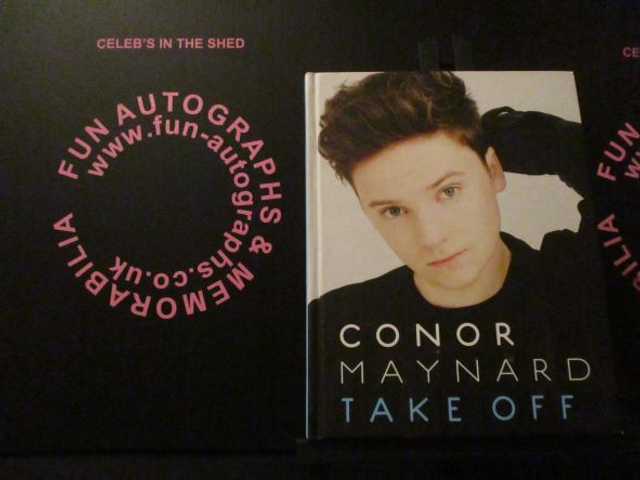 Conor Maynard 'Take Off' Authentic Autographed Hardback Book
